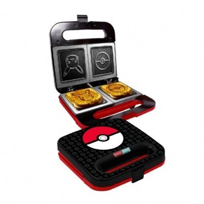 Sandwichera uncanny brands pokemon - pokeball & pikachu