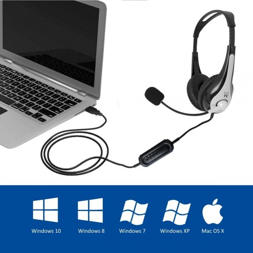 Ewemt EW3565 Auriculares USB con micrófono