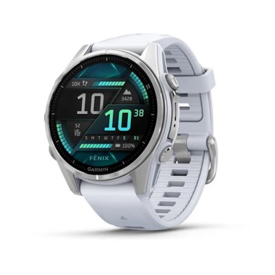 Smartwatch garmin fenix 8 amoled 43mm acero blanco