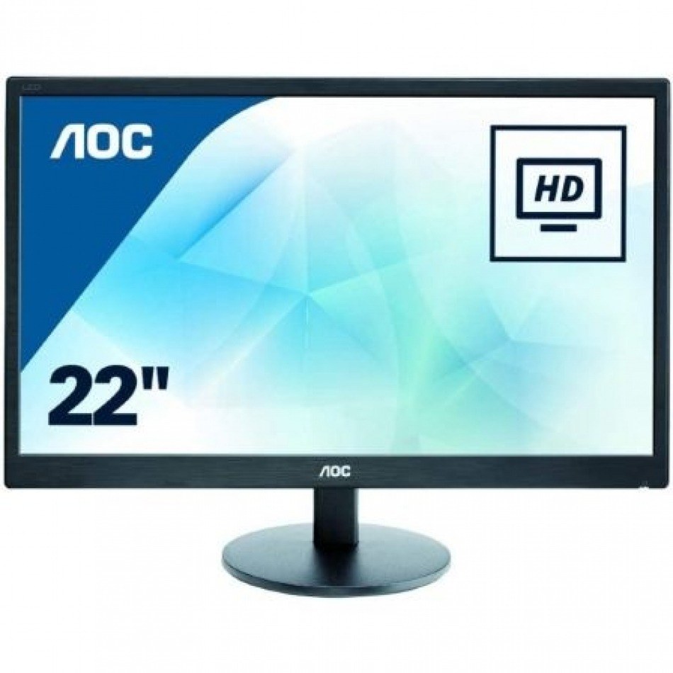 Monitor AOC E2270SWDN 21.5/ Full HD/ Negro