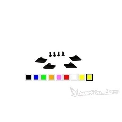 Kit de conexión de deflectores Barkbusters Color blanco B-085-WH