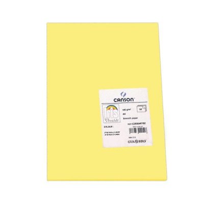 CANSON Pack de 50 Cartulina 185g A3 amarillo limon