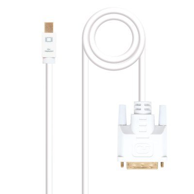 Cable nanocable conversor mini dp a dvi mini dp - m - dvi - m blanco 2.0 m