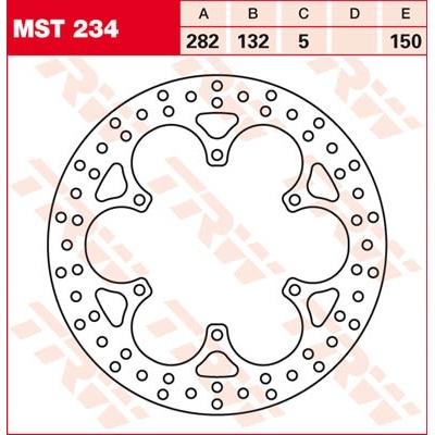 Discos de freno TRW MST234