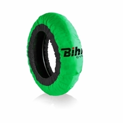 BIHR Home Track EVO2 Autoregulated Tire Warmer Green Tire 180-200mm SBK-A-GREEN