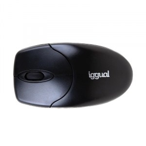 Iggual Ratón WOM-BASIC2, inalámbrico, 1000 DPI, negro