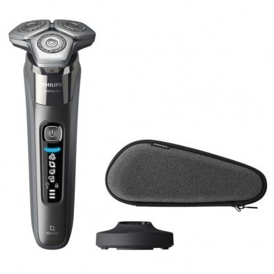 Afeitadora philips shaver series 8000 s8697 - 35 skiniq - recorta - afeita - humedo - seco - 50min