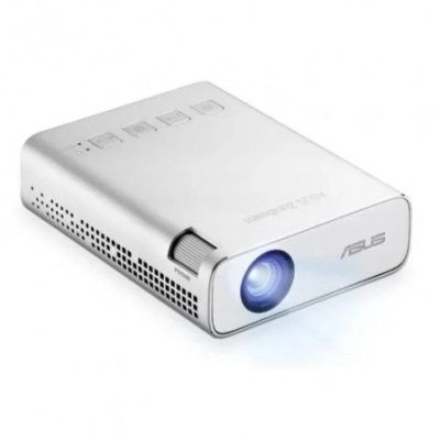 Proyector Portátil Asus ZenBeam E1R/ 200 Lúmenes/ WVGA/ HDMI/ Plata