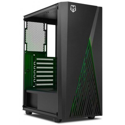 Caja ordenador gaming nox hummer frost atx 1 x usb 3.0 2 x usb 2.0 negra argb