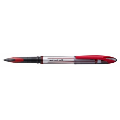 Uni-ball AIR UBA-188-L Rollerball - Punta de Bola 0.7mm - Escribe como Pluma Estilografica - Tinta Pigmentada Resistente al Agua y Luz - Color Rojo