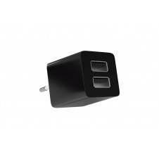 CARGADOR TACENS ANIMA DUAL USB 2 2.1A NEGRO AUSB1