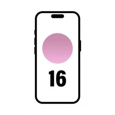 Smartphone Apple iPhone 16 128GB/ 6.1/ 5G/ Rosa