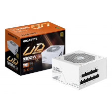 GIGABYTE UD1000GM PG5 V2 ICE Fuente de Alimentación – PCIe Gen 5.1, 80 PLUS Gold, Diseño completamente modular, Ventilador de 120 mm, Compatible c
