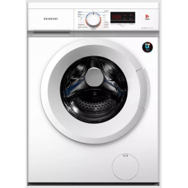 Lavadora Infiniton WM-D74AWT, 7kg, 1400rpm, clase A, 44 kWh año, 76dB, Inverter, 15 programas, VaporCare, display LED, tapa desmontable, blanco