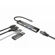 NATEC Fowler Go USB 3.2 Gen 1 (3.1 Gen 1) Type-C 5000 Mbit/s Acero inoxidable