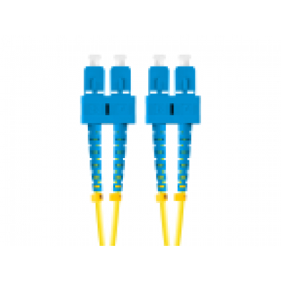 CABLE FIBRA OPTICA LANBERG 5M MONO SC/UPC-SC/UPC DUPLEX LSZH G657A1 3.0MM YELLOW