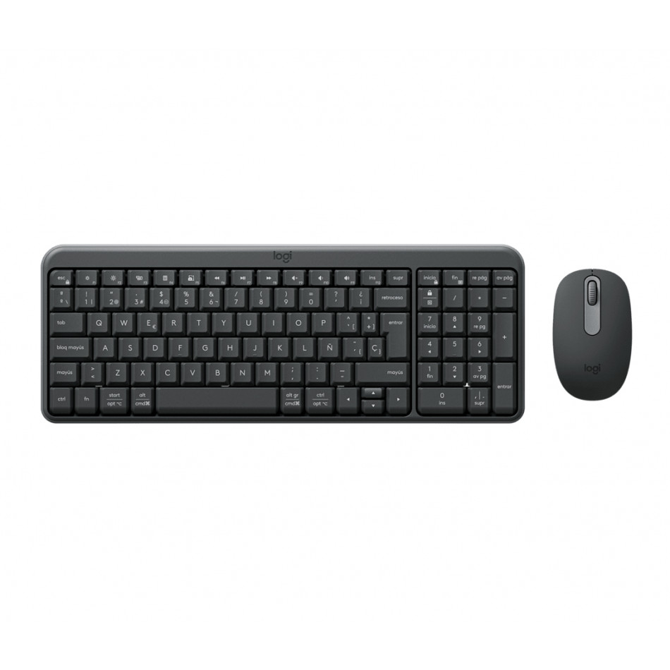Logitech Teclado+raton MK250 bluet Negro