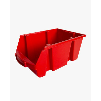SPACY4R caja de almacenaje Cesta de almacenaje Rectangular Polipropileno (PP) Rojo