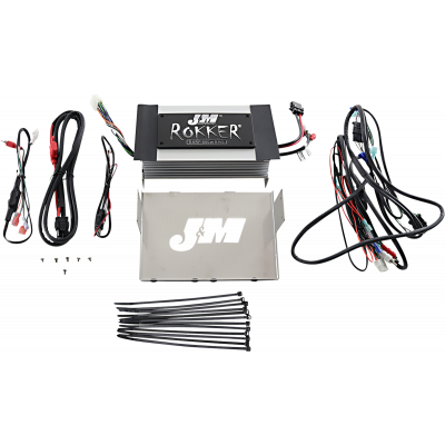 Kit amplificador DSP programable 800 W 4 canales Rokker® XXR J + M JAMP-800HC06ULP
