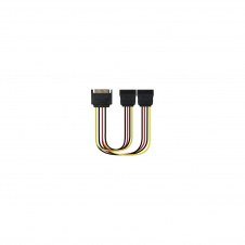NANOCABLE 10.19.0104 Cable de alimentación Adaptador 1x sata macho a 2x sata hembra 30cm