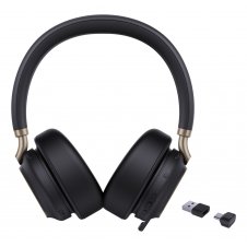 Yealink BH76 Plus Teams USB-C/A Auriculares Inalámbrico Diadema Llamadas/Música USB Type-C / USB Type-A Bluetooth Negro