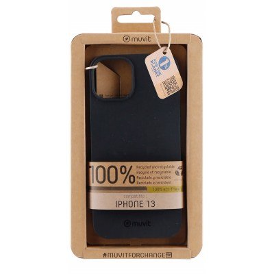 Funda muvit recycletek para apple iphone 13 negra
