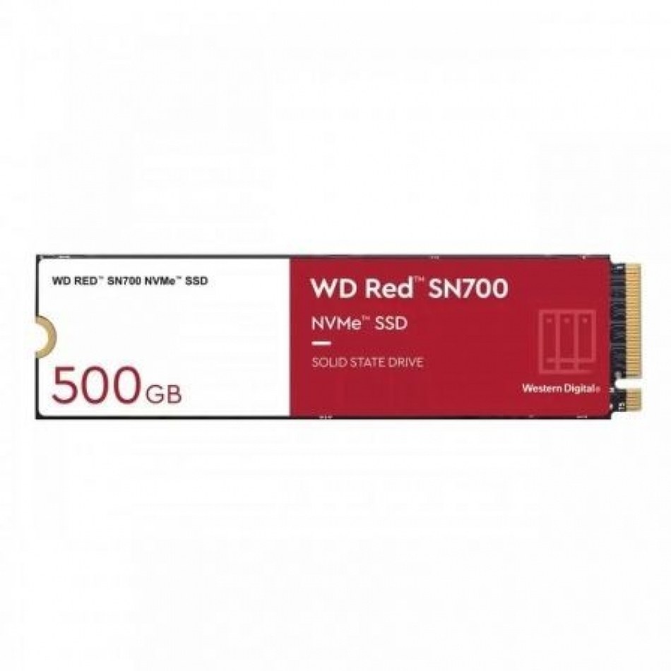 Disco SSD Western Digital WD Red SN700 NAS 500GB/ M.2 2280 PCIe