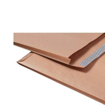 SAM C.250 bolsas fuelle 3 lados 229x324x30mm kraft verjurado