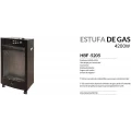 Estufa de gas Infiniton HBF-5205, llama azul, 4.200 W, ODS, termostato regulable, negro - imagen 3