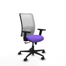 Piqueras y Crespo Zulema sincro malla blanca bali lila brazos 2D base nailon ruedas 65mm nailon