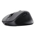 MOUSE TRUST WIRELESS ZEVO BT/2.4GHZ 6 BOTONES 1200-3200DPI RECARGABLE COLOR NEGRO.