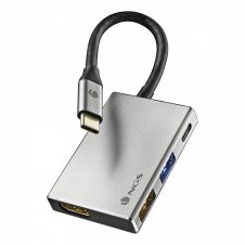 NGS WONDER DOCK 4 USB 2.0 Type-C 5120 Mbit/s Plata