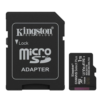 Tarjeta microSD XC 1TB Kingston SDCS3