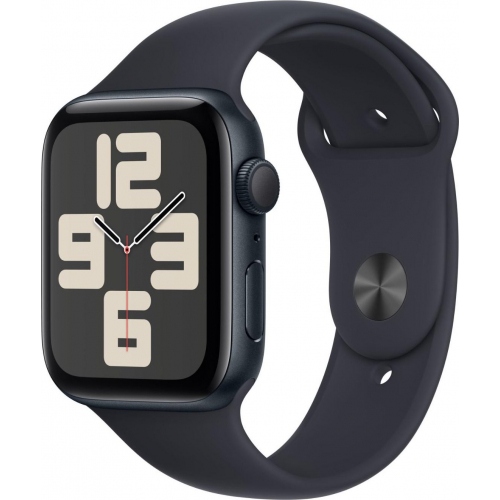 Apple Watch SE 3rd/ Gps/ 44mm/ Caja de Aluminio Medianoche/ Correa Deportiva Medianoche M/L