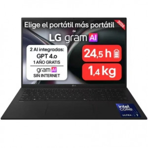 Portátil LG Gram 17ZD90TL-G.AX85BN Intel Core Ultra 7-258V/ 32GB/ 512GB SSD/ 17