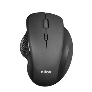 Ratón Nilox ergonómico inalámbrico negro