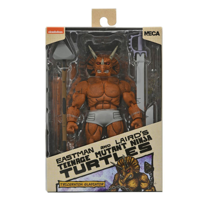 Triceraton gladiator scale action fig. 18 cm teenage mutant ninja turtles mirage comics