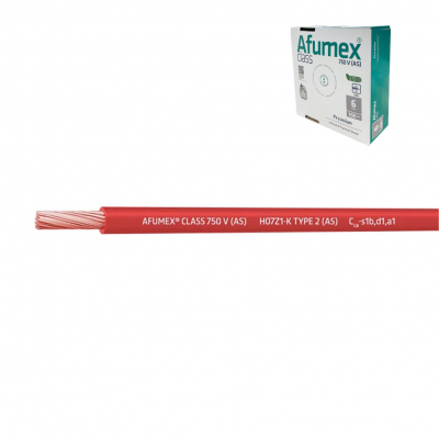 Cablecillo h07z1-k(as) 1,5 mm² rojo euro/m