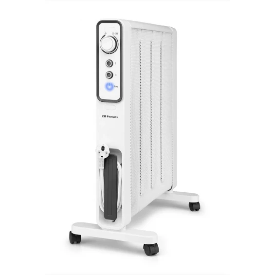 Radiador de mica Orbegozo RMN 1500, 1.500 W, 3 potencias, blanco