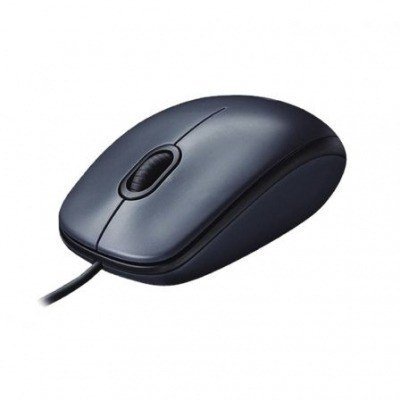 Ratón Logitech M100/ Hasta 1000 DPI/ Gris