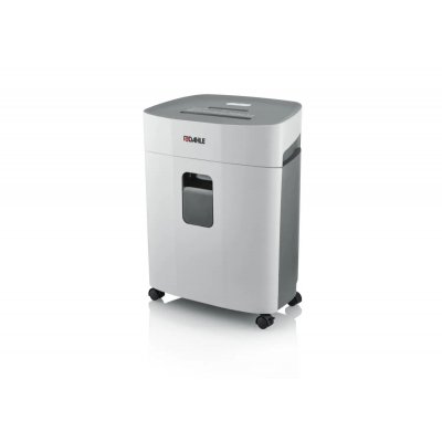Dahle PaperSAFE 380 Destructora de Papel Manual Corte en Particulas P-4 - Destruye hasta 15 Hojas - Papelera de 25L - Con Ruedas - Apta para Papel, Tarjetas, Cd´s - Color Gris