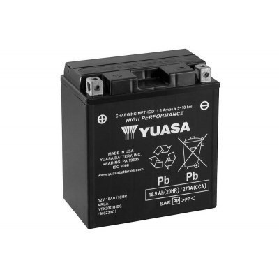 Yuasa battery YTX20CH-BS Combipack (con electrolito) YTX20CH-BS