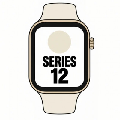 Apple Watch Series 12/ GPS/ Cellular/ 42mm/ Dorado Claro/ Correa Deportiva Arena (S/M)