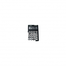 CALCULADORA MILAN 12 DIGITOS ALIMENTACION DUAL COLOR NEGRO CON PANEL BLANCO 150912KBL