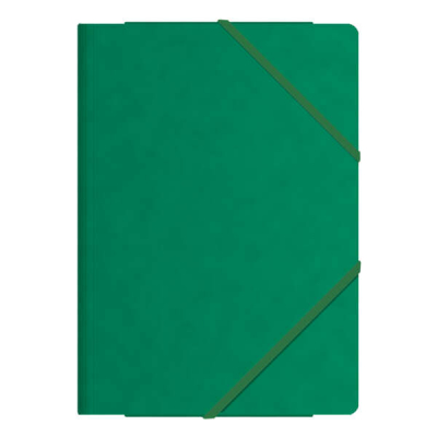 Dohe Carpetas de Gomas con Tres Solapas - Tamaño Folio - Cartulina de Primera Calidad - Plastificadas - Cierre de Gomas Planas
