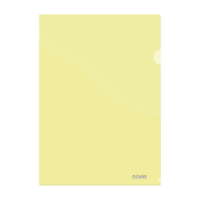 Dohe Dossier Uñero Premium Tamaño A4 - 210x297mm - Fabricado en Polipropileno Translucido de 180 Micras - Color Amarillo