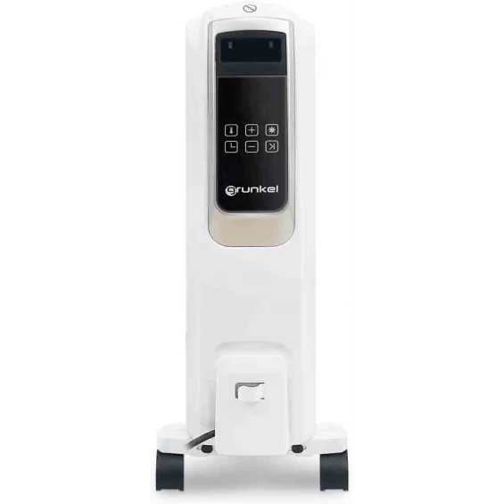Radiador de aceite Grunkel RAC-8 Piros Digital, 2.000 W, 8 elementos, 3 potencias, blanco - imagen 5