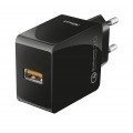 Trust Cargador de Pared USB 3.0 - Carga Rapida QC3.0 - 5V 2.4A - Hasta 18W - Deteccion Automatica