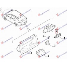 CERRADURA ELÉCTRICA DEL PORTON TRASERO(O)