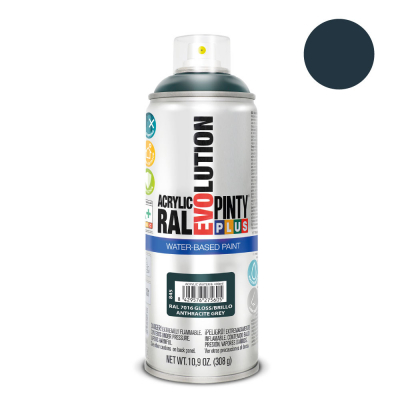 Pintura en spray pintyplus evolution water-based 520 cc ral 7016 gris antracita